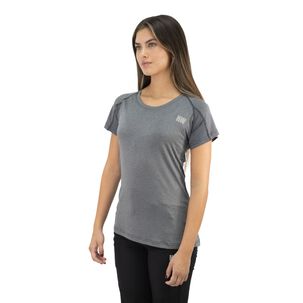 Polera Dry Fit Hw Spx Manga Corta Mujer Carbon Grey
